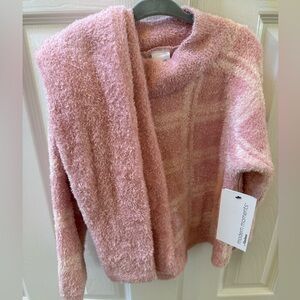 Modern Moments by Gerber pink plaid sweater/pant set NWT 3T